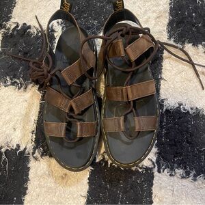 Dr Martens Nartilla Gladiator Leather Strappy Sandals